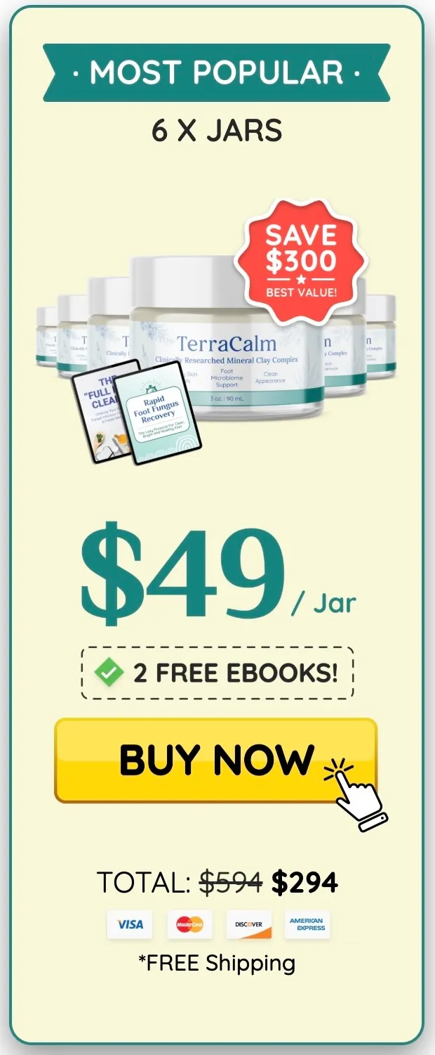 TerraCalm 180 day supply best value